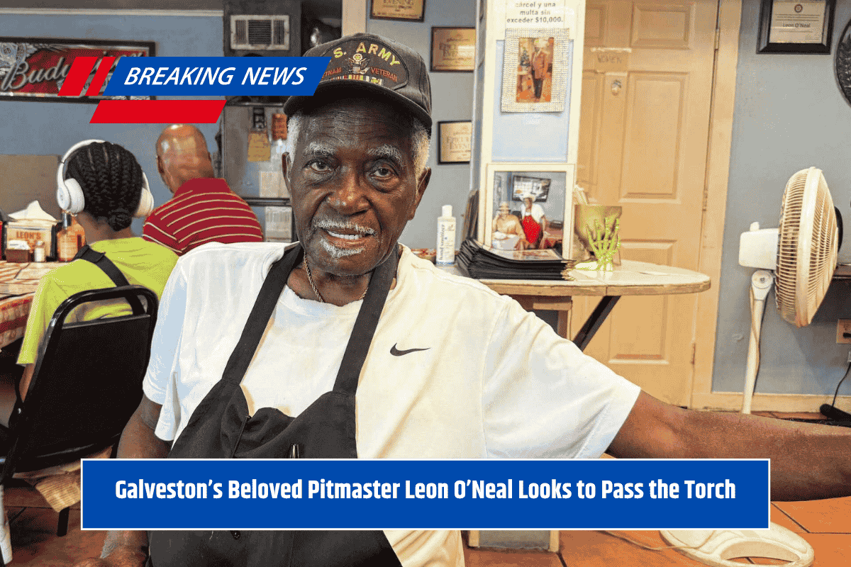 Galveston’s Beloved Pitmaster Leon O’Neal Looks to Pass the Torch