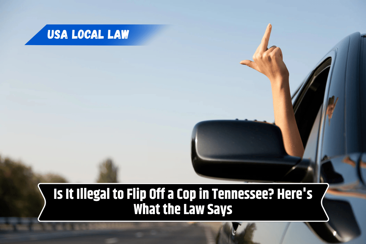 Is It Illegal to Flip Off a Cop in Tennessee? Here's What the Law Says