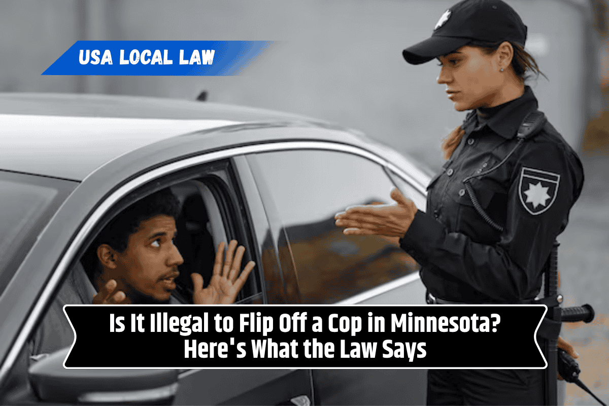 Is It Illegal to Flip Off a Cop in Minnesota? Here's What the Law Says