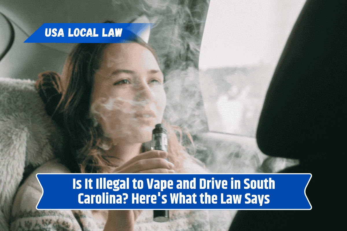 Is It Illegal to Vape and Drive in South Carolina? Here's What the Law Says