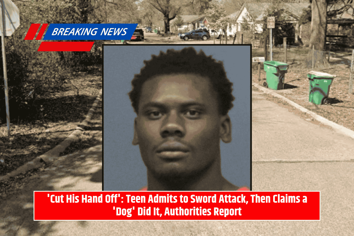 'Cut His Hand Off': Teen Admits to Sword Attack, Then Claims a 'Dog' Did It, Authorities Report