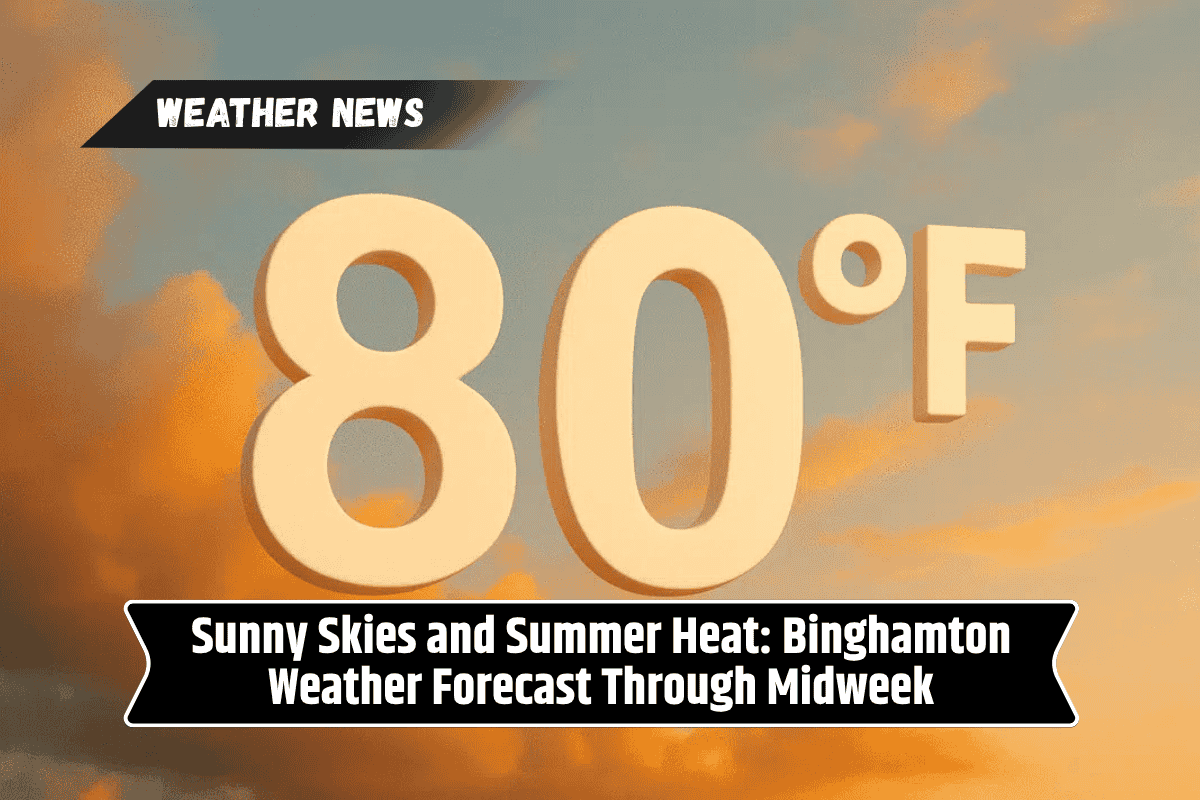 Sunny Skies and Summer Heat: Binghamton Weather Forecast Through Midweek