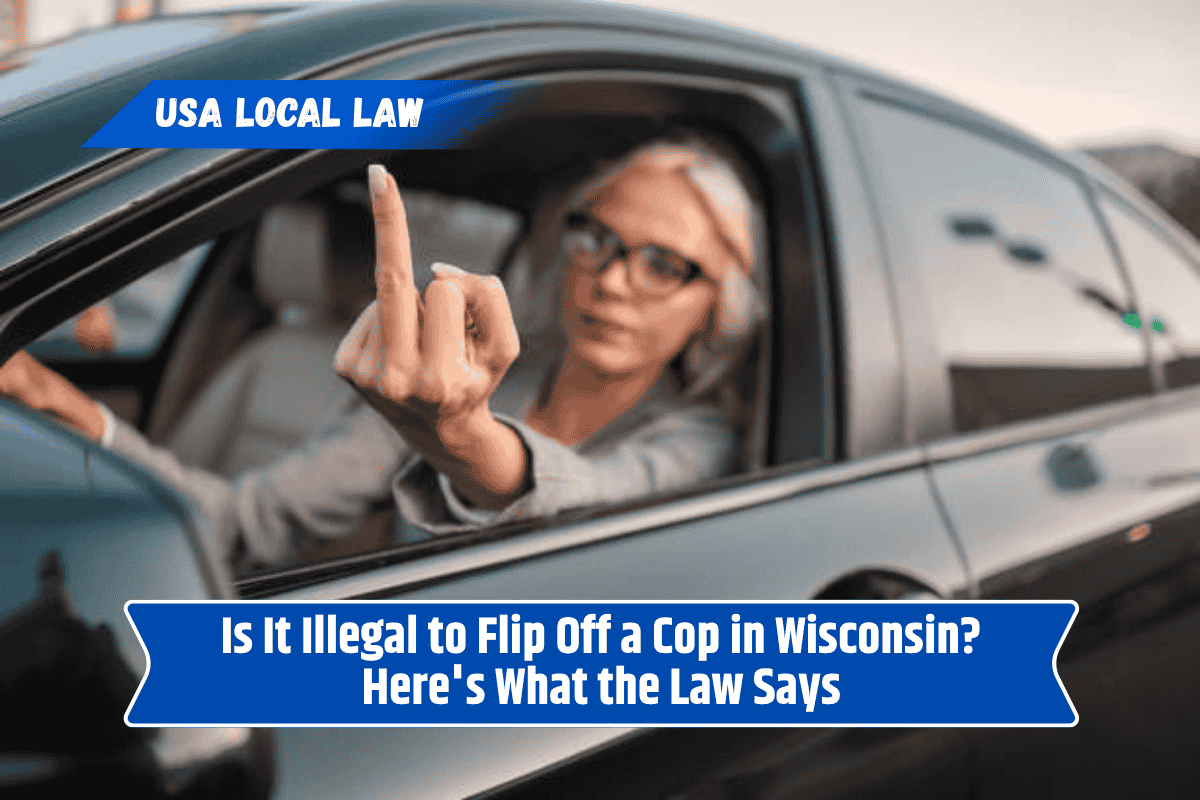 Is It Illegal to Flip Off a Cop in Wisconsin? Here's What the Law Says