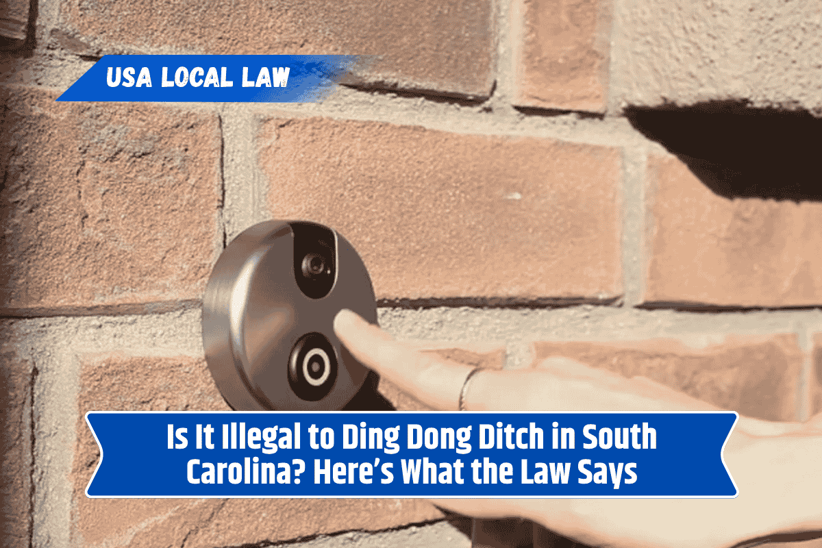 Is It Illegal to Ding Dong Ditch in South Carolina? Here’s What the Law Says