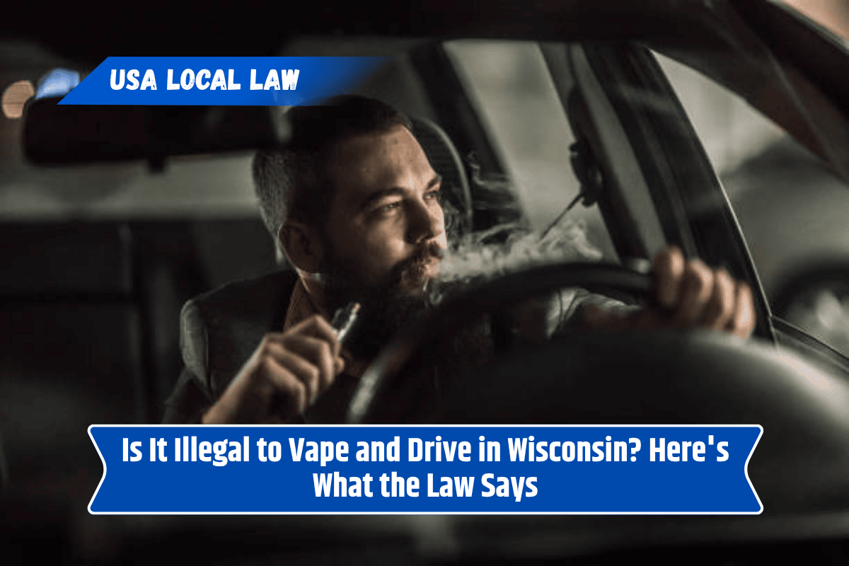 Is It Illegal to Vape and Drive in Wisconsin? Here's What the Law Says