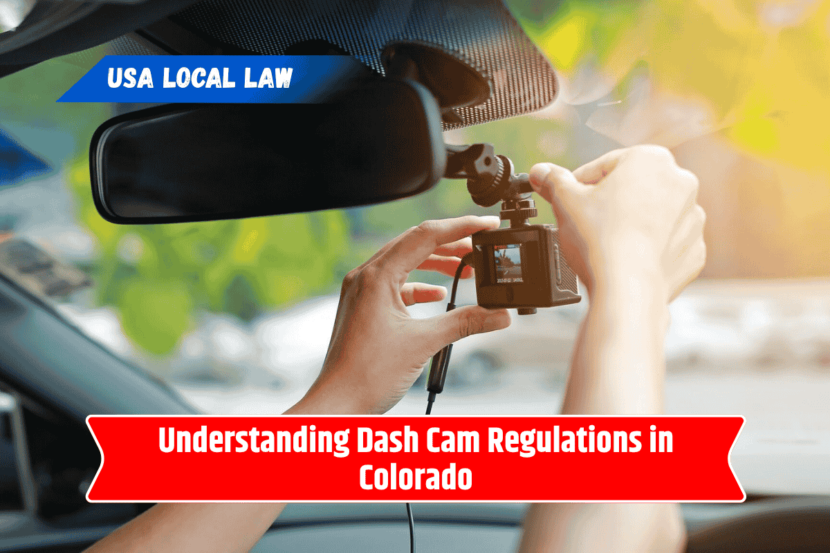 Understanding Dash Cam Regulations in Colorado