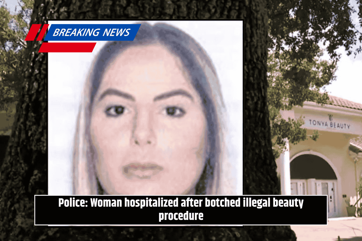 Police: Woman hospitalized after botched illegal beauty procedure