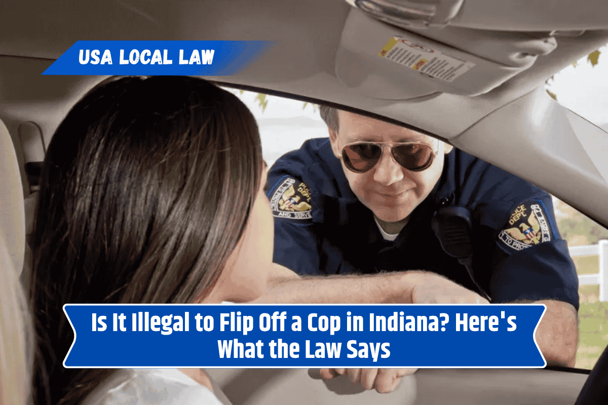 Is It Illegal to Flip Off a Cop in Indiana? Here's What the Law Says