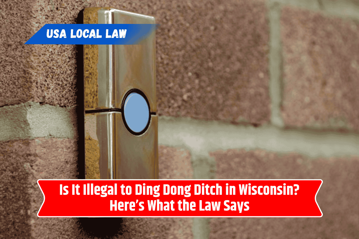 Is It Illegal to Ding Dong Ditch in Wisconsin? Here’s What the Law Says