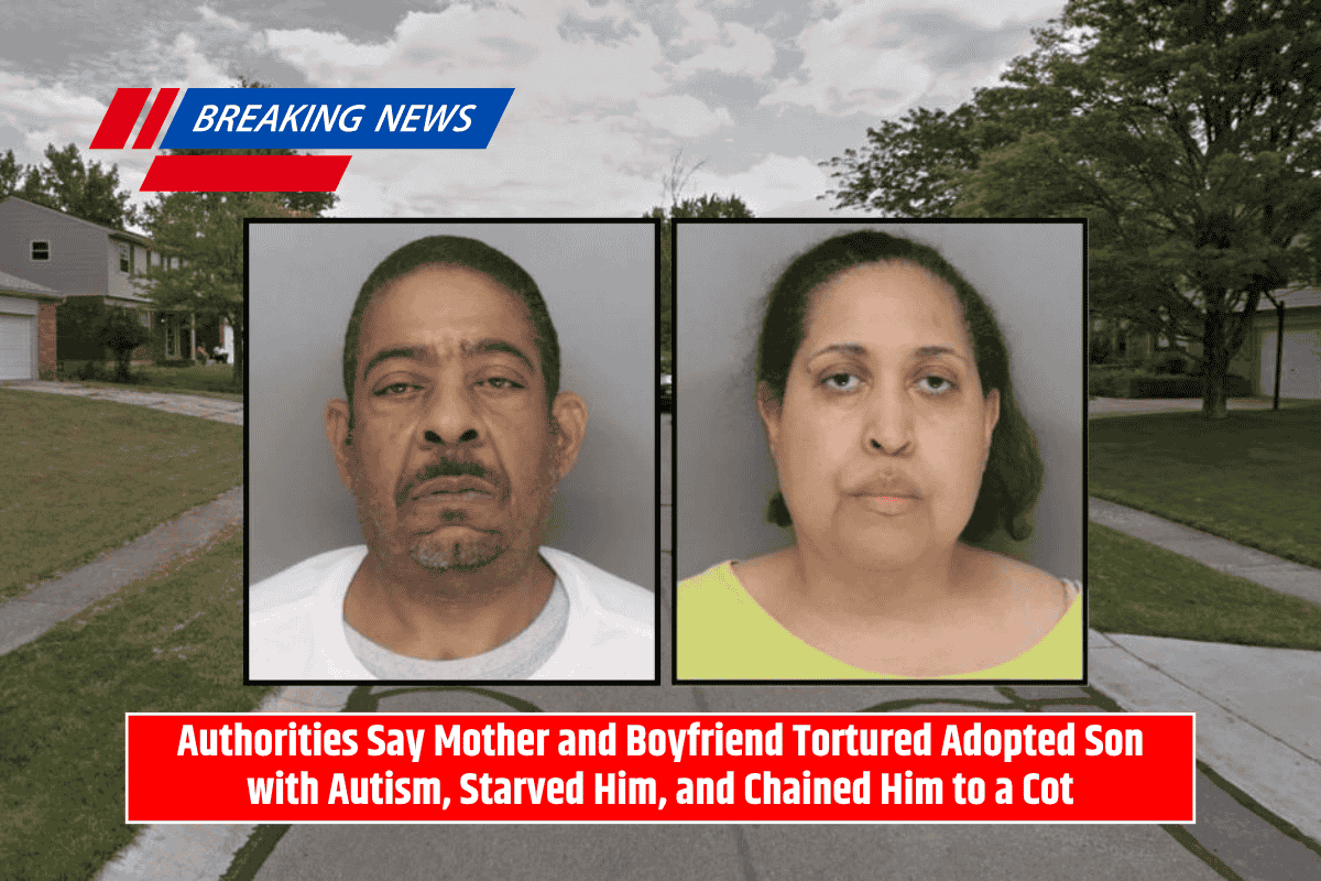 Authorities Say Mother and Boyfriend Tortured Adopted Son with Autism, Starved Him, and Chained Him to a Cot