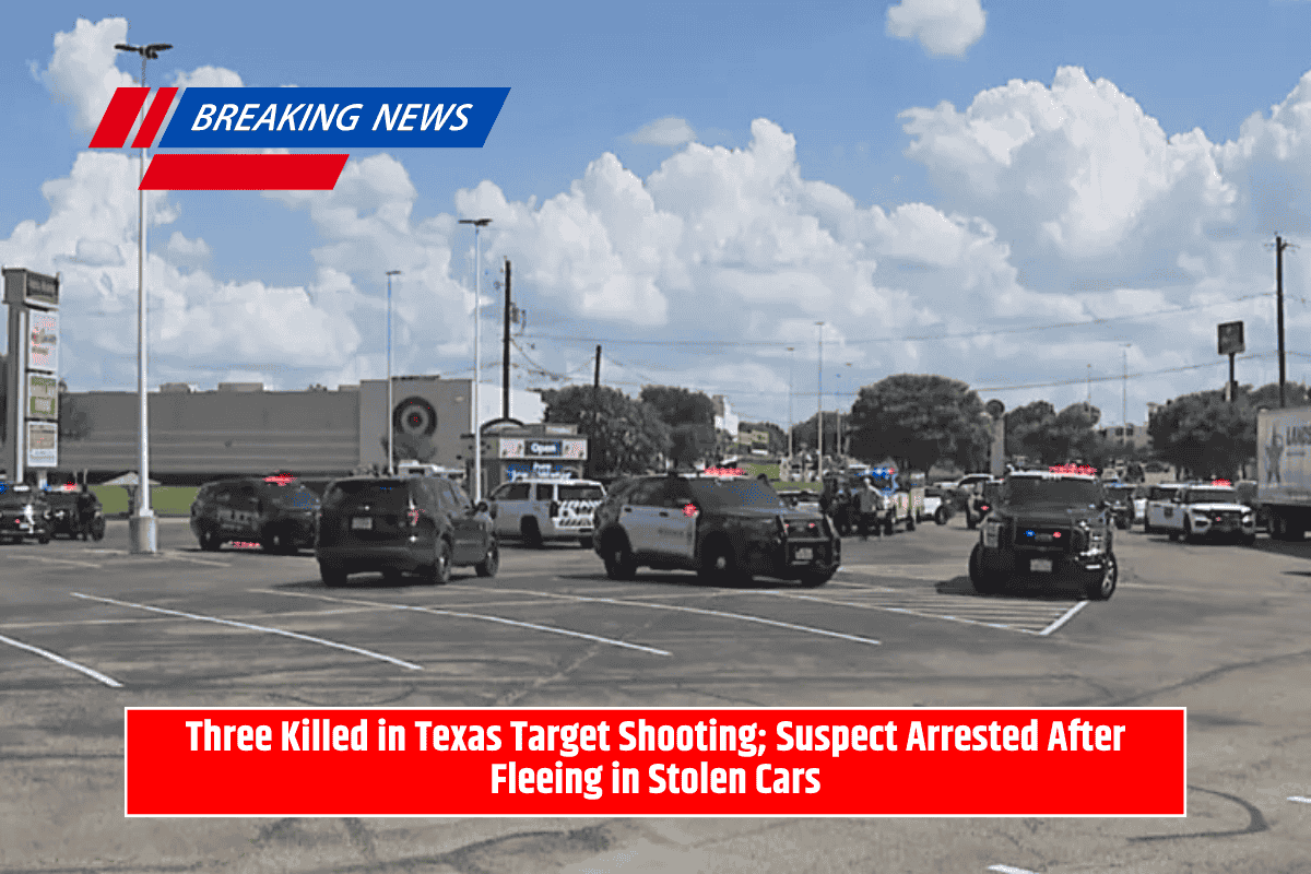 Three Killed in Texas Target Shooting; Suspect Arrested After Fleeing in Stolen Cars