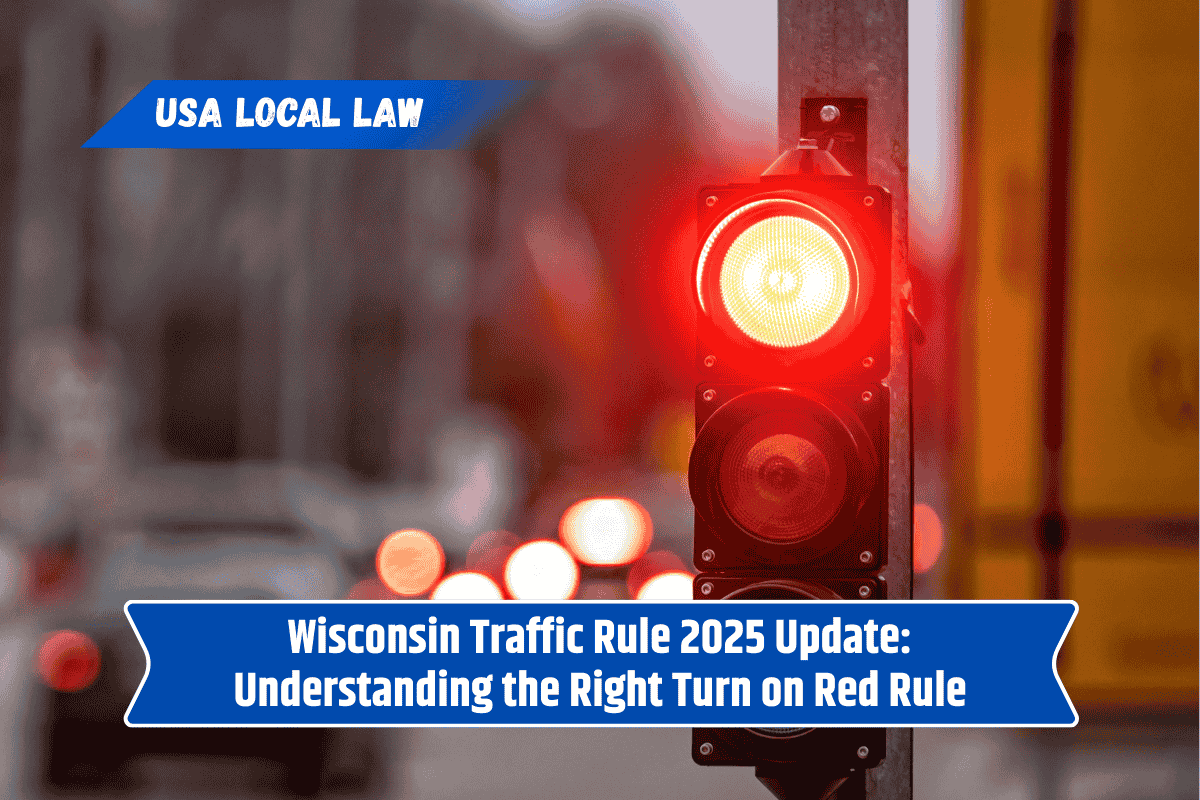 Wisconsin Traffic Rule 2025 Update: Understanding the Right Turn on Red Rule