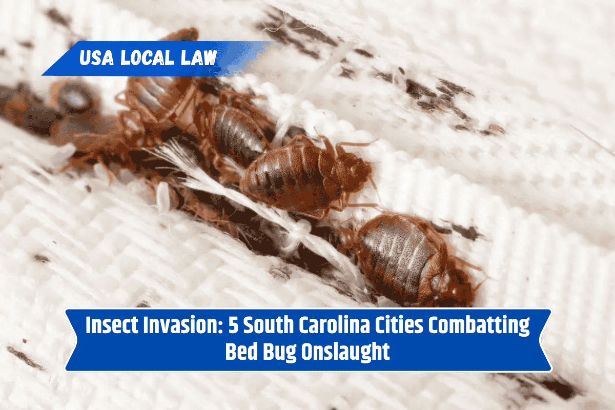 Insect Invasion: 5 South Carolina Cities Combatting Bed Bug Onslaught