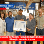 Chesapeake Bay Maritime Museum Celebrates Graduate of Shipwright Apprentice Program