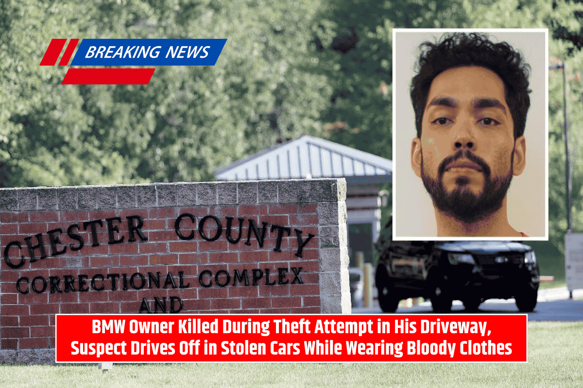 BMW Owner Killed During Theft Attempt in His Driveway, Suspect Drives Off in Stolen Cars While Wearing Bloody Clothes