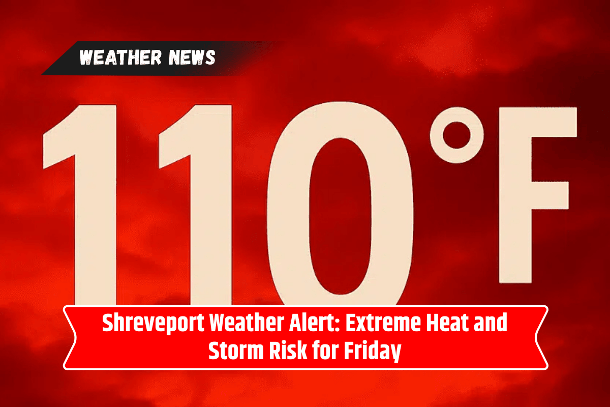 Shreveport Weather Alert: Extreme Heat and Storm Risk for Friday