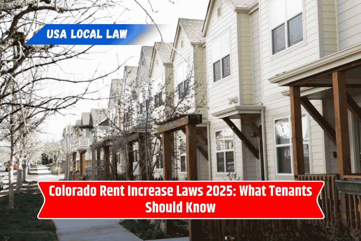 Colorado Rent Increase Laws 2025: What Tenants Should Know