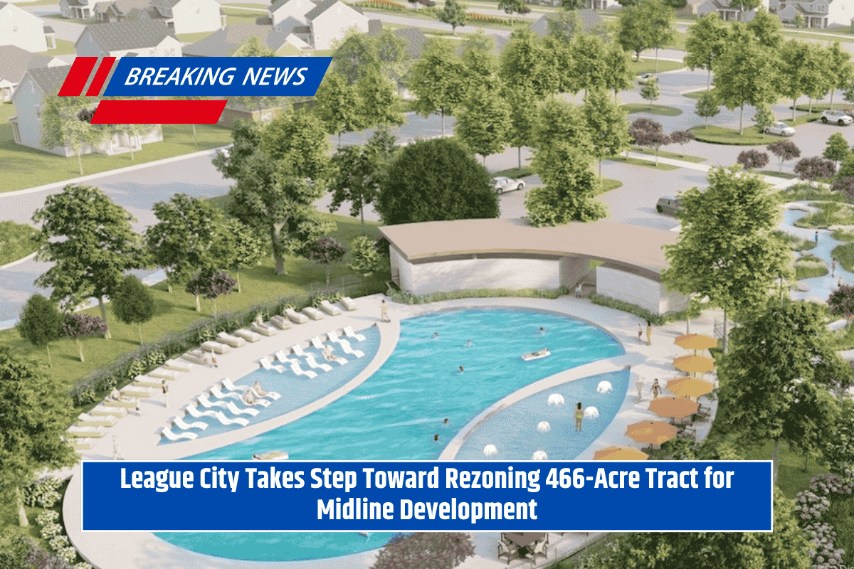 League City Takes Step Toward Rezoning 466-Acre Tract for Midline Development
