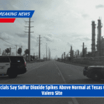 Officials Say Sulfur Dioxide Spikes Above Normal at Texas City Valero Site