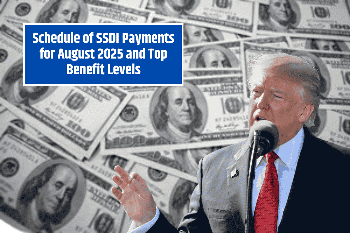 Schedule of SSDI Payments for August 2025 and Top Benefit Levels