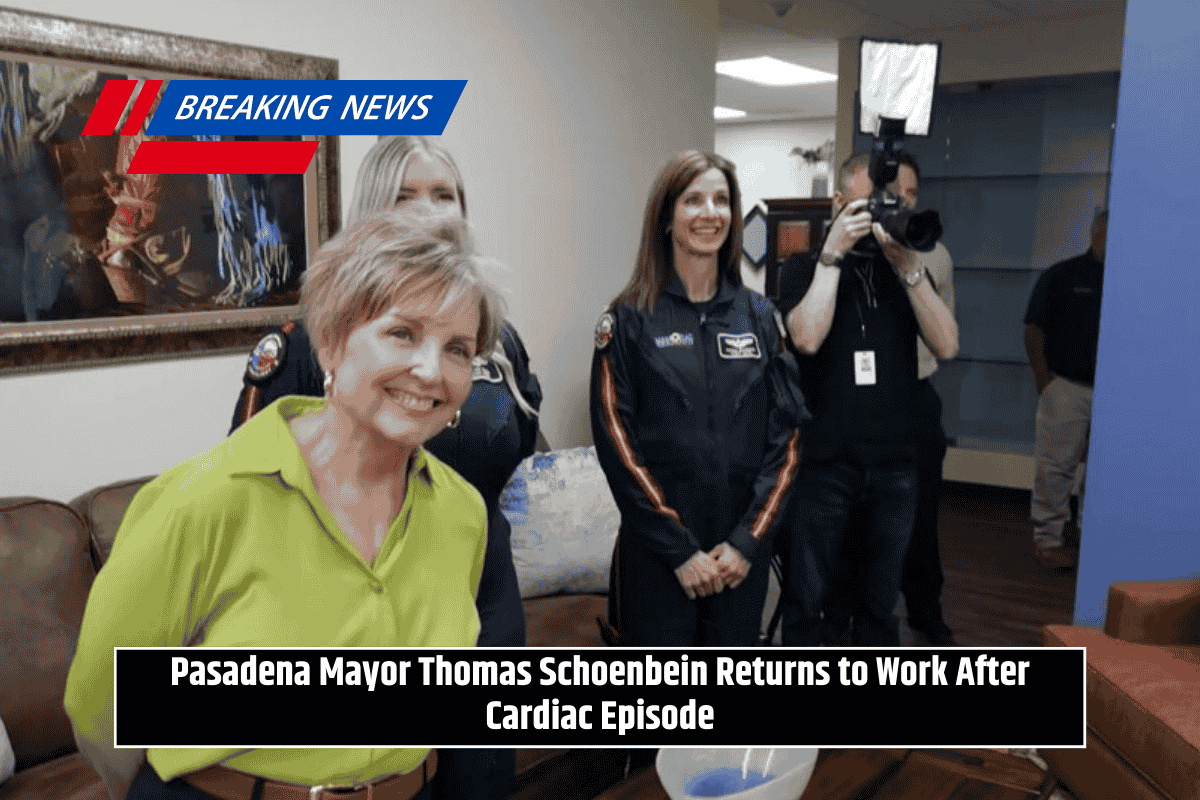 Pasadena Mayor Thomas Schoenbein Returns to Work After Cardiac Episode