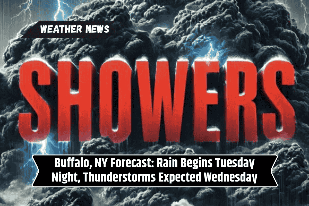 Buffalo, NY Forecast: Rain Begins Tuesday Night, Thunderstorms Expected Wednesday