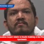 Pasadena Suspect Admits to Deadly Stabbing at Red Pines Apartments