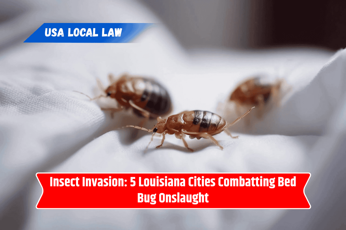 Insect Invasion: 5 Louisiana Cities Combatting Bed Bug Onslaught
