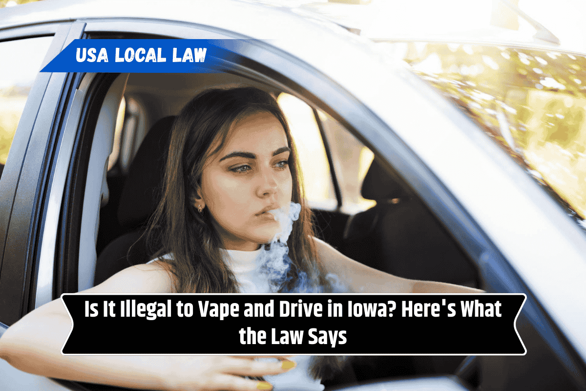 Is It Illegal to Vape and Drive in Iowa? Here's What the Law Says