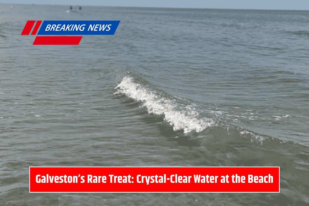 Galveston’s Rare Treat: Crystal-Clear Water at the Beach