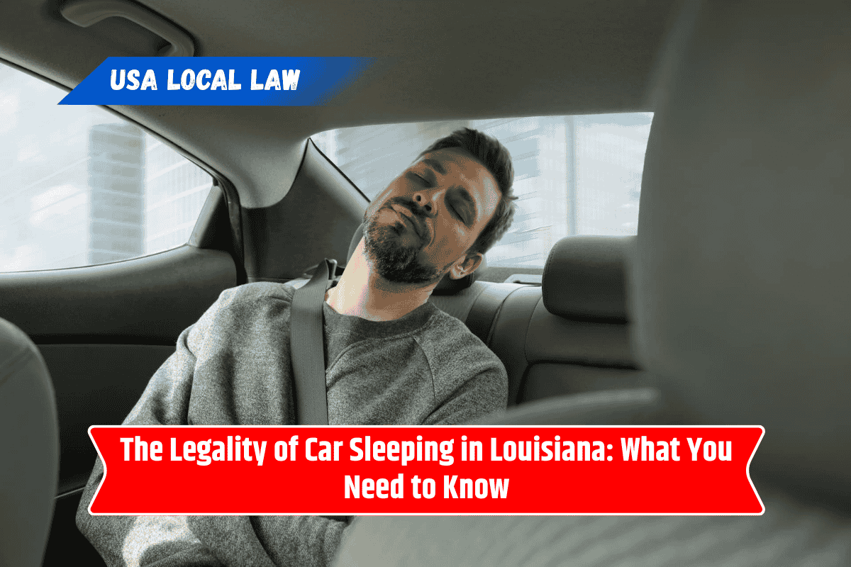 The Legality of Car Sleeping in Louisiana: What You Need to Know