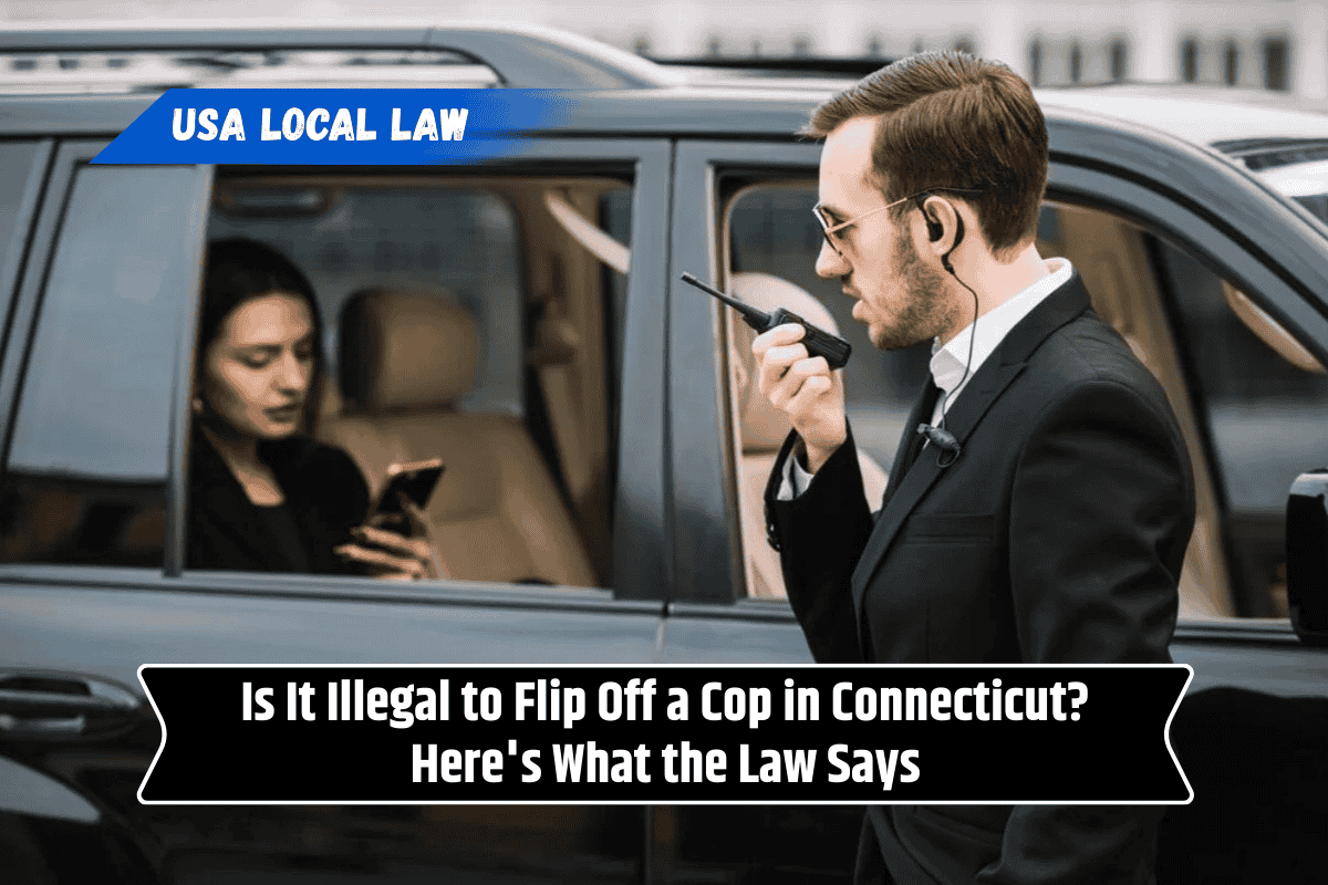 Is It Illegal to Flip Off a Cop in Connecticut? Here's What the Law Says