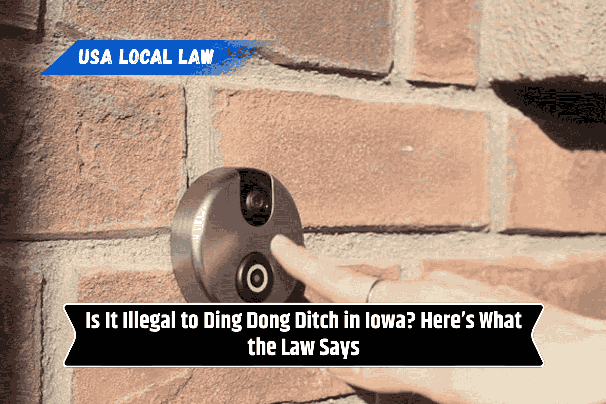 Is It Illegal to Ding Dong Ditch in Iowa? Here’s What the Law Says