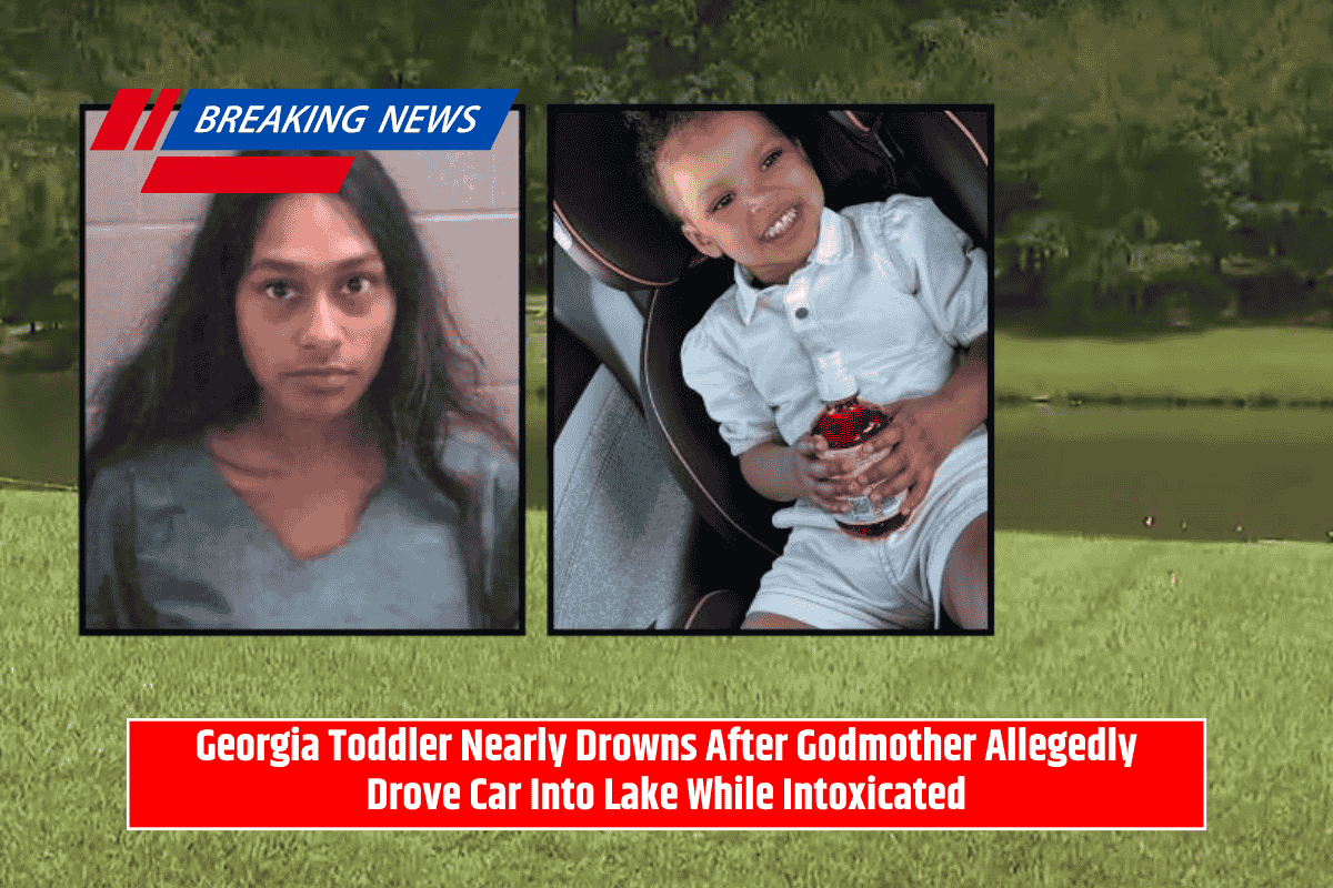 Georgia Toddler Nearly Drowns After Godmother Allegedly Drove Car Into Lake While Intoxicated