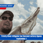 Trinity River Alligator Gar Harvest Lottery Opens September 1