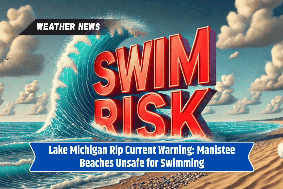 Lake Michigan Rip Current Warning: Manistee Beaches Unsafe for Swimming