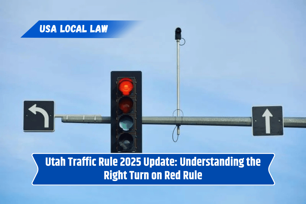 Utah Traffic Rule 2025 Update: Understanding the Right Turn on Red Rule