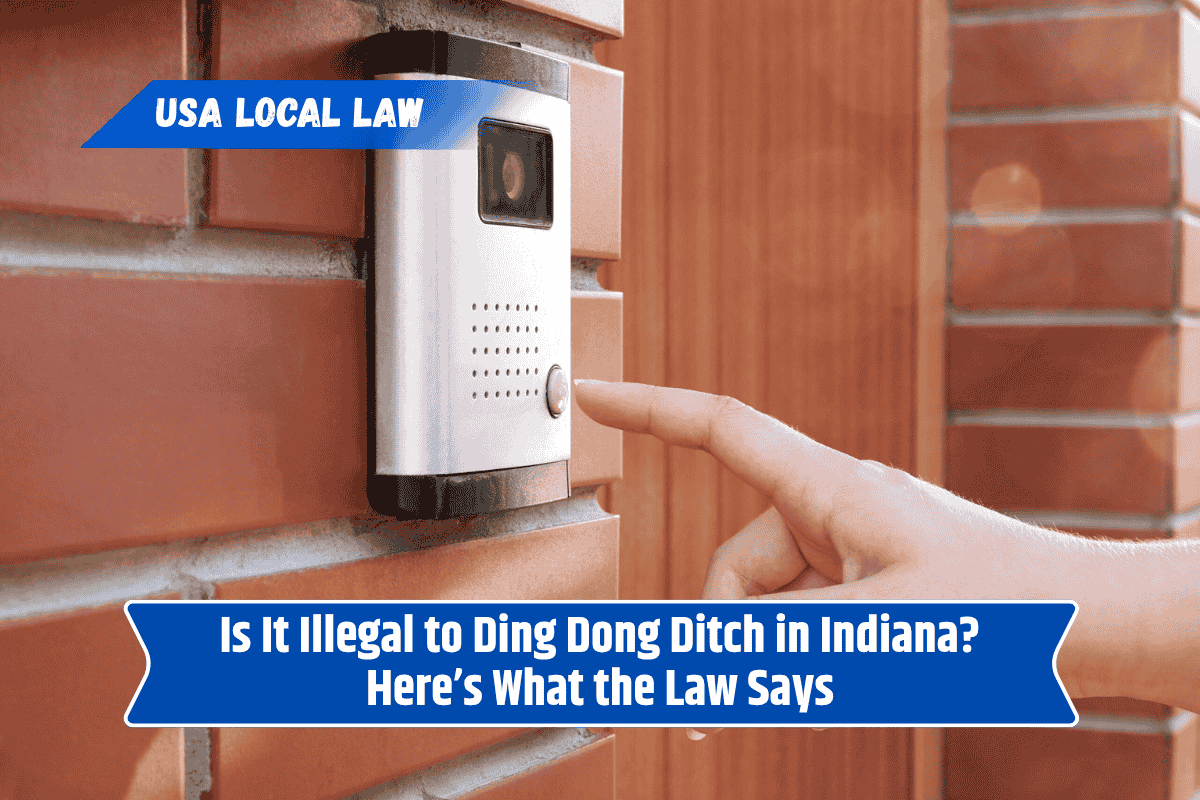 Is It Illegal to Ding Dong Ditch in Indiana? Here’s What the Law Says