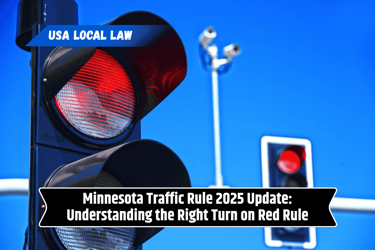 Minnesota Traffic Rule 2025 Update: Understanding the Right Turn on Red Rule