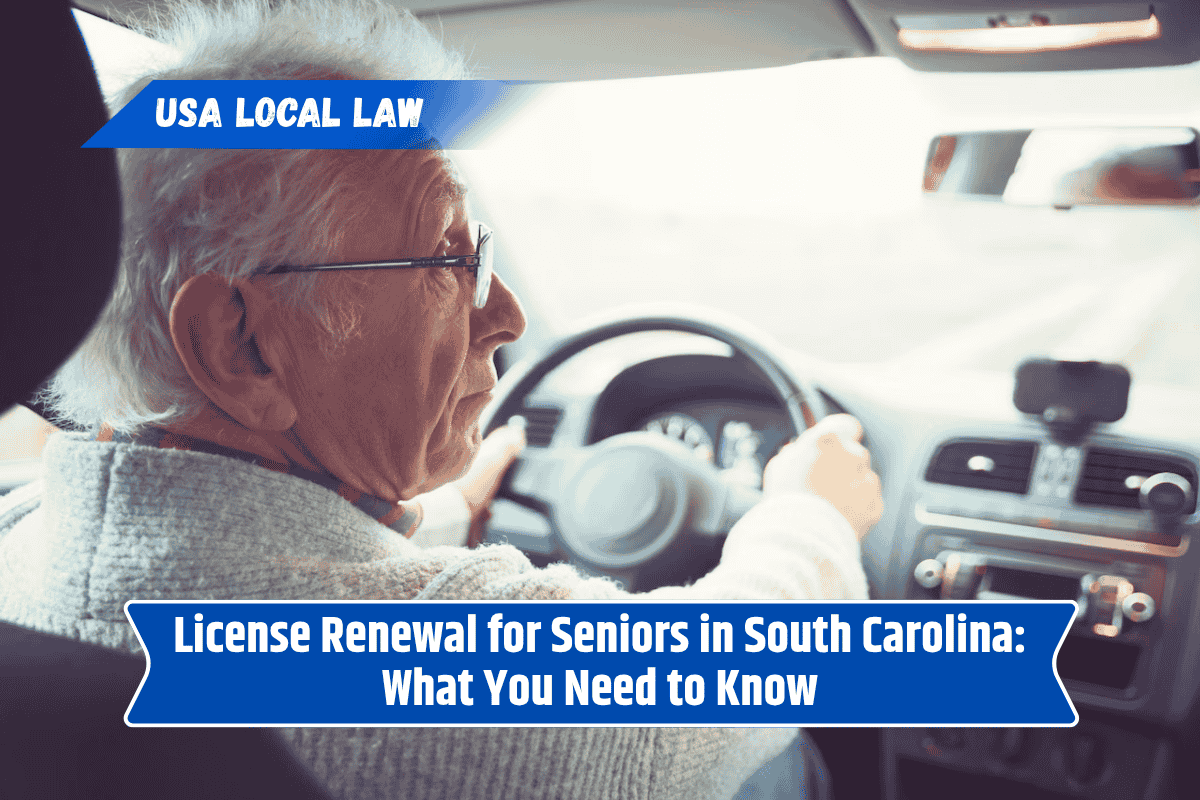 License Renewal for Seniors in South Carolina: What You Need to Know