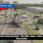 Historic Richardson Home, "Miss Belle's House," Moves to Final Location