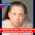 Mother Reportedly Slams Toddler's Head Against Wall in Anger, Tells Witnessing Son to Stay Quiet, Cops Claim