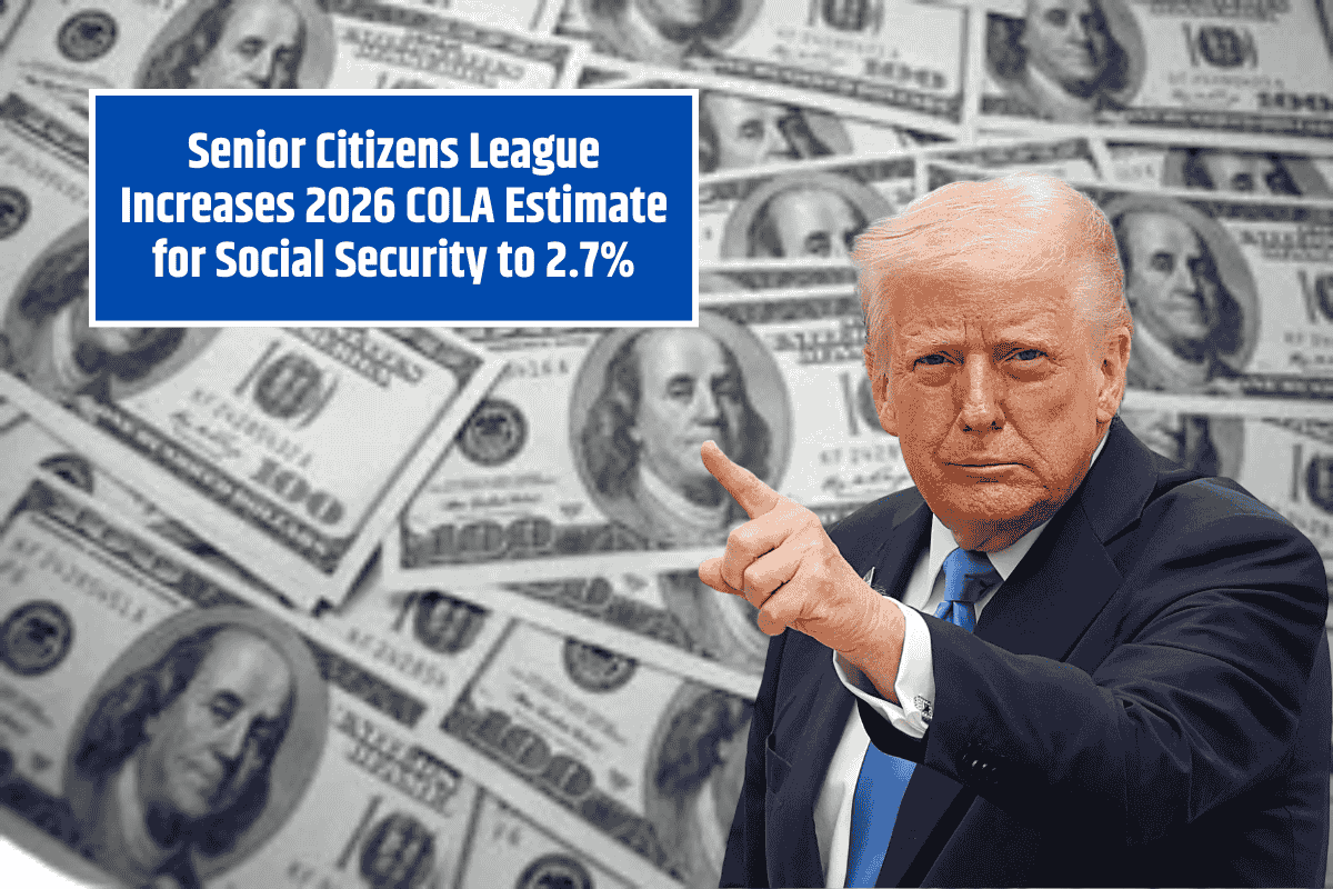 Senior Citizens League Increases 2026 COLA Estimate for Social Security to 2.7%