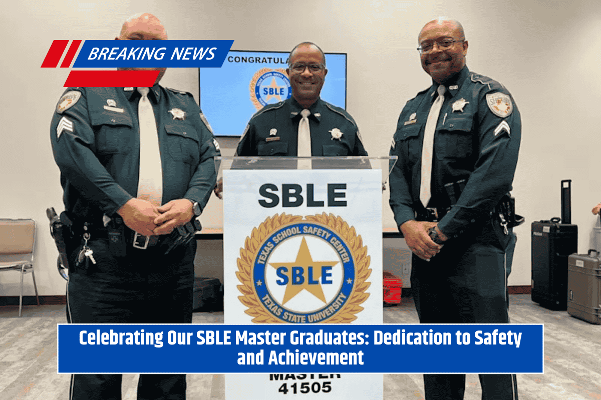 Celebrating Our SBLE Master Graduates: Dedication to Safety and Achievement