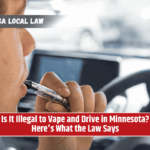 Is It Illegal to Vape and Drive in Minnesota Here's What the Law Says