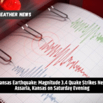 Kansas Earthquake Magnitude 3.4 Quake Strikes Near Assaria, Kansas on Saturday Evening