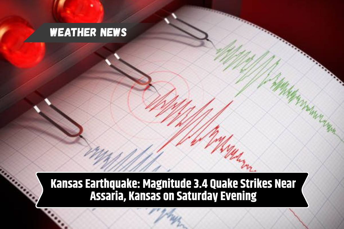 Kansas Earthquake Magnitude 3.4 Quake Strikes Near Assaria, Kansas on Saturday Evening