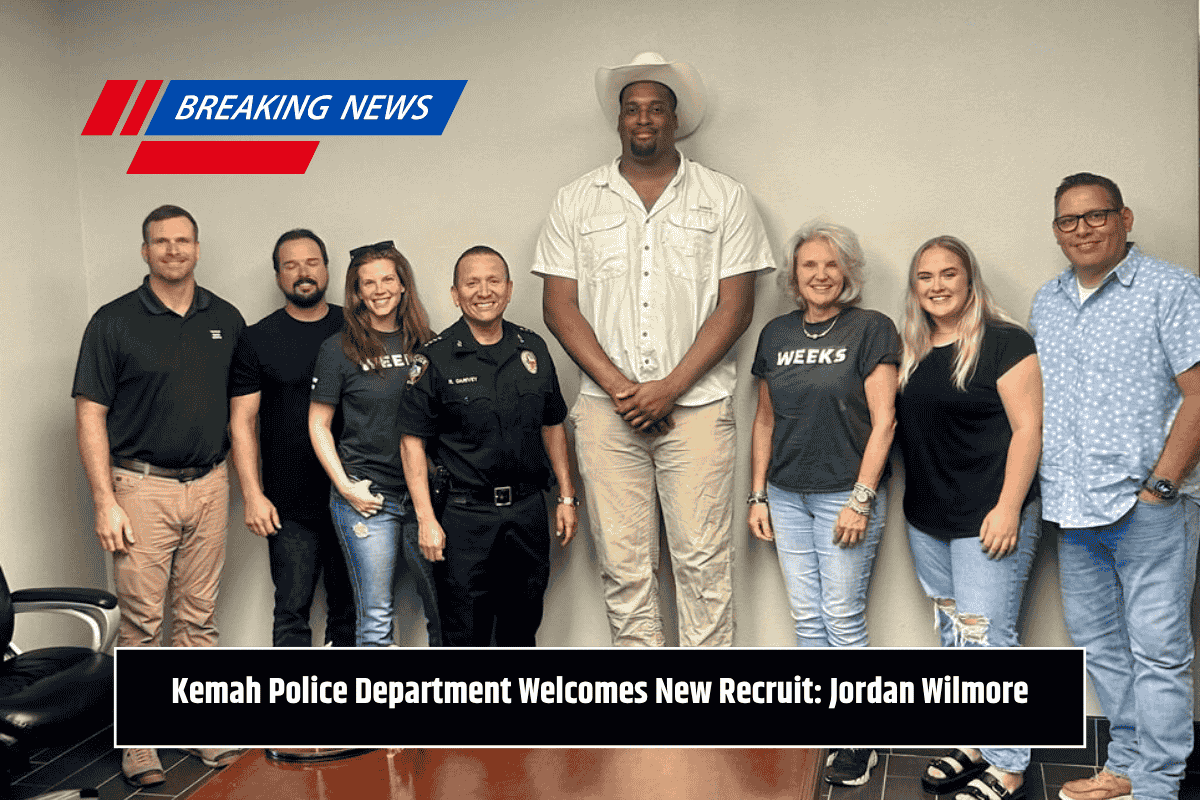 Kemah Police Department Welcomes New Recruit Jordan Wilmore