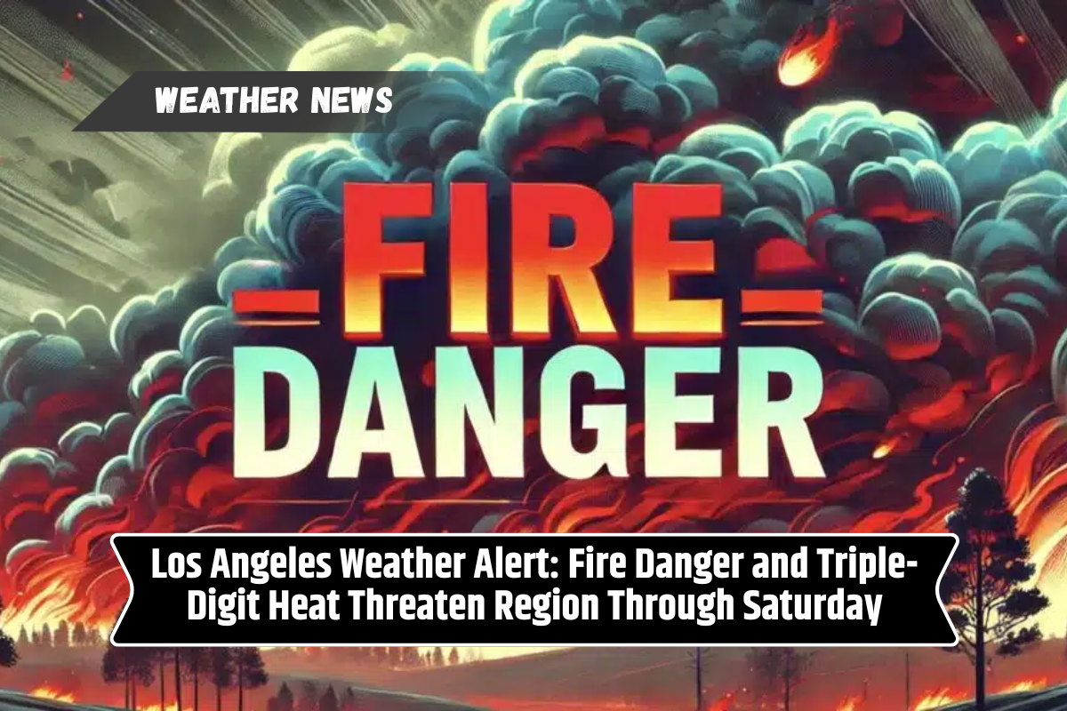 Los Angeles Weather Alert Fire Danger and Triple-Digit Heat Threaten Region Through Saturday