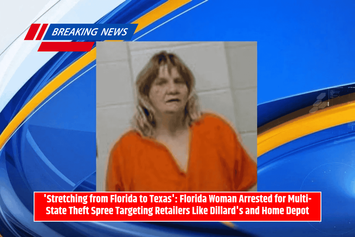 'Stretching from Florida to Texas' Florida Woman Arrested for Multi-State Theft Spree Targeting Retailers Like Dillard's and Home Depot